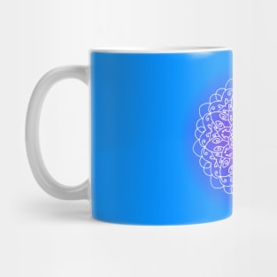 Amazing Blue And Purple Mandala Mug